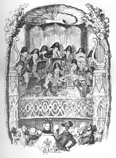 Jardins de Vauxhall em o dia, c1900. de George Cruikshank