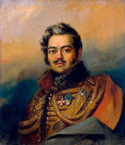 Denis Davydov, soldado russo e poeta, c1828. de George Dawe