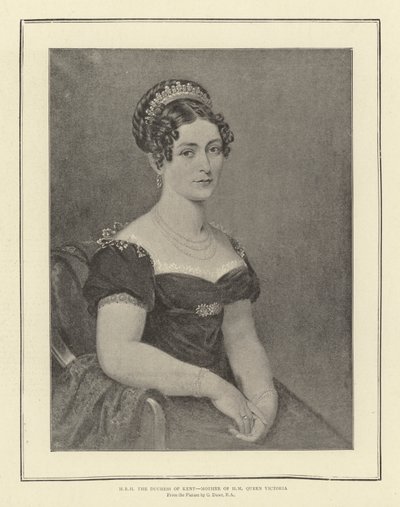 SAR a Duquesa de Kent, Mãe de Sua Rainha Vitória de George Dawe