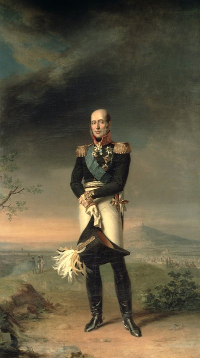 Retrato do Príncipe Mikhail Barclay de Tolly (1761-1818) de George Dawe