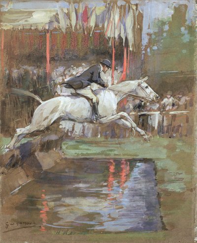O Salto de Água (aguarela sobre papel) de George Denholm Armour