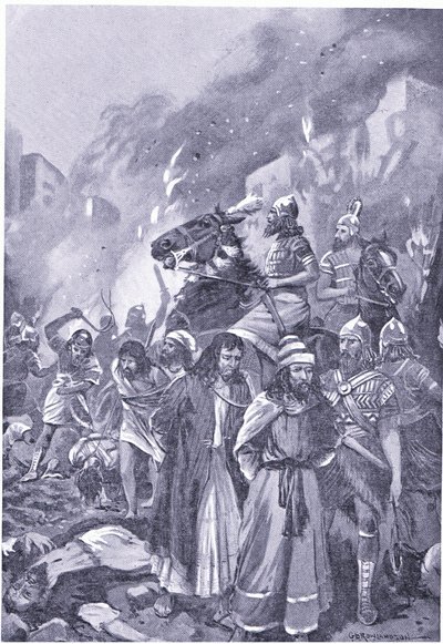 A destruição de Sidon por Esar Haddon de George Derville Rowlandson