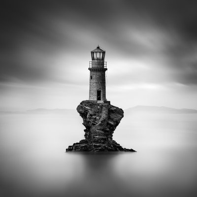 Farol da Ilha Solitária de George Digalakis