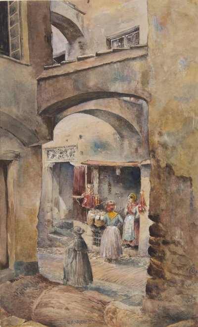 San Remo, 3 de janeiro de 1878 (wc no papel) de George Douglas Tinling
