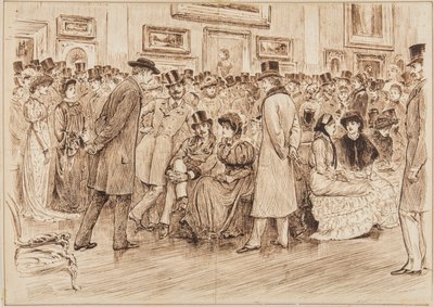 Sr. Fielding, o que você acha dessas fotos Isto é Arte, Vista Privada na Galeria Grosvenor de George du Maurier