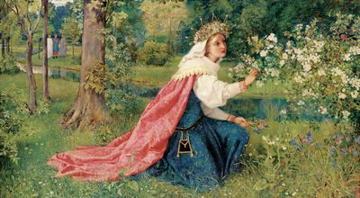 Matilda - Dante, Purgatório, Canto 28 de George Dunlop Leslie