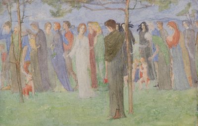 A Procession, c.1898 (aguarela) de George Dutch Davidson