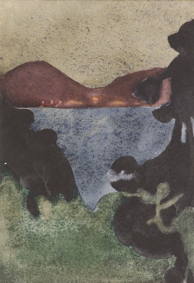 Dundee de Tayport, Crepúsculo, c.1898 (aquarela) de George Dutch Davidson