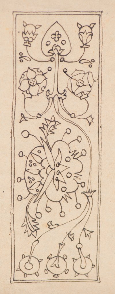 Desenho de bordado de George Dutch Davidson