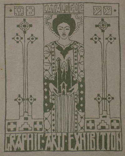 Impressão de Prova para a capa do Catálogo da Dundee Graphic Arts Association de George Dutch Davidson