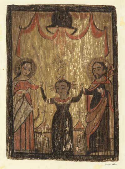 Retábulo - A Sagrada Família, c. 1938. de George E. Rhone