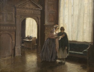 Sra. Mary Carpenter e sua Primeira Reformadora, Annie Woolham, na Red Lodge, 10 de outubro de George Edmund Butler