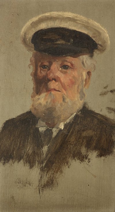 Retrato de G. Singleton, 6th, c.1920 (óleo sobre painel) de George Edmund Butler