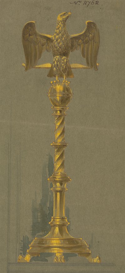 Desenhos executados para Jones e Willis, trabalhadores de metal e madeira e fabricantes de mobiliário de igrejas de Birmingham e Londres de George Edmund Street