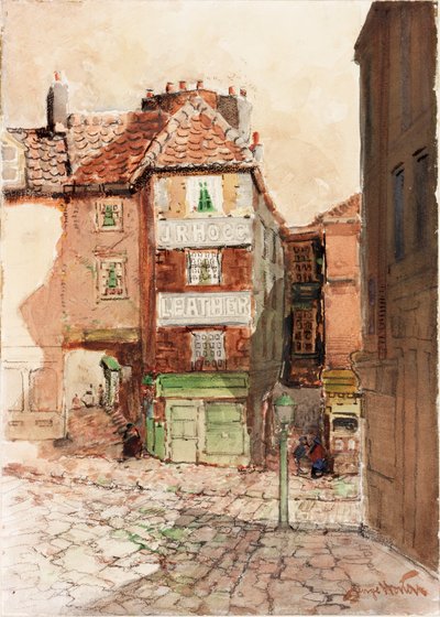 Loja de J.R. Hogg (pastel) de George Edward Horton