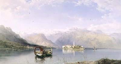 Isola Pescatori de Isola Bella no Lago Maggiore de George Edwards Hering