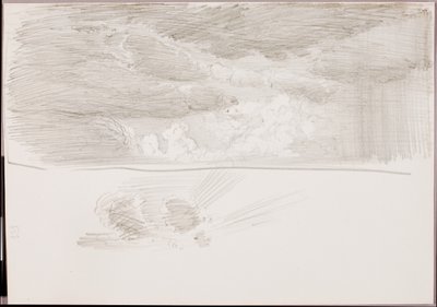 (Sem título) (Estudo de nuvens) de George Elbert Burr
