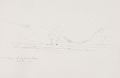 Abaixo de Bingen Olhando para o Reno de George Elbert Burr