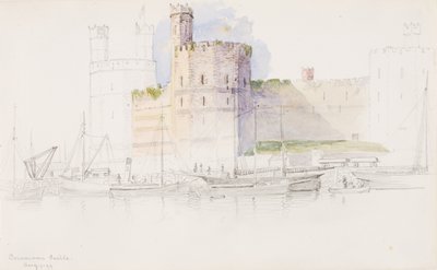 Castelo de Caernarvon, 1899. de George Elbert Burr