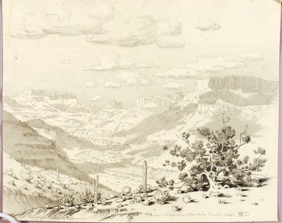 Sombras de nuvens, Apache Trail, Arizona de George Elbert Burr
