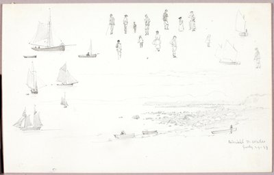 Criccieth, País de Gales do Norte de George Elbert Burr
