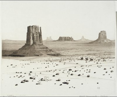 Monumentos do deserto, Arizona de George Elbert Burr