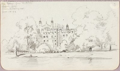 Eton College a partir do rio de George Elbert Burr