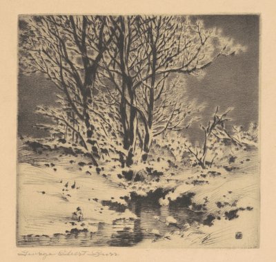Primeira Neve (Nº 1) de George Elbert Burr