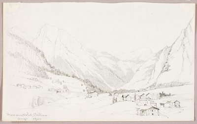 Do nosso hotel, Cortina de George Elbert Burr