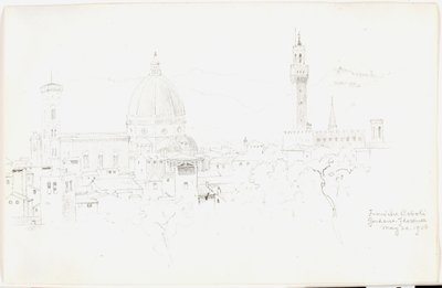 Dos Jardins de Boboli, Florença de George Elbert Burr