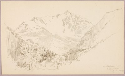 Monte Rosa a partir de Ceppomorelli de George Elbert Burr