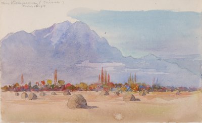 Perto de Villeneuve, Suíça, 1898. de George Elbert Burr