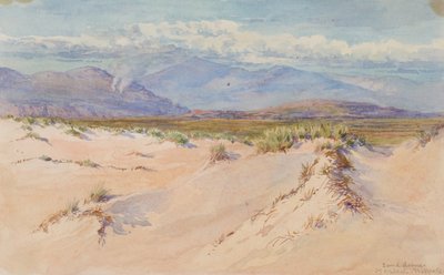 Dunas de areia, Harlech, País de Gales do Norte de George Elbert Burr