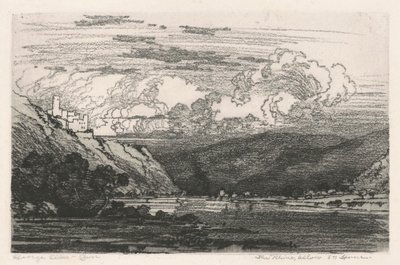O Reno, abaixo de St. Goar de George Elbert Burr