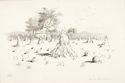 Sem título (Cena da colheita) de George Elbert Burr