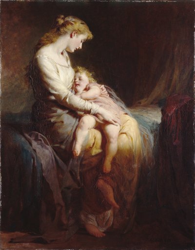 Mãe e filho de George Elgar Hicks