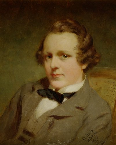 Auto-Retrato, 1846 de George Elgar Hicks