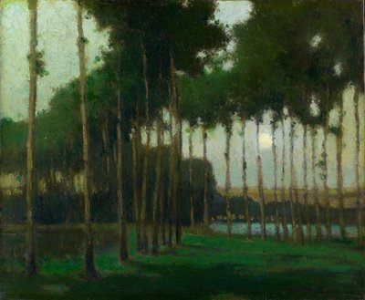 Paisagem ao luar (óleo sobre tela) de George Elmer Browne