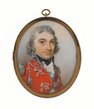 Um oficial não identificado de cavalaria lendária de George Engleheart