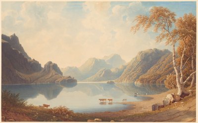 Um lago na Escócia de George Fennel Robson