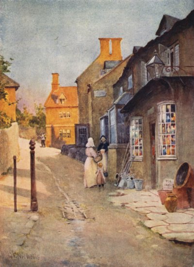 Uma loja da vila de Cotswold de George Franck Nicholls
