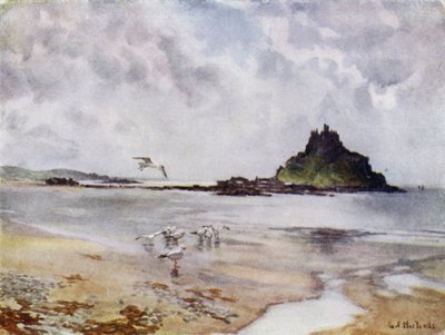 Monte de São Miguel (cor litho) de George Franck Nicholls