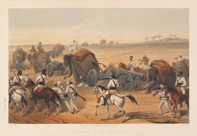  Avanço do trem de cerco , 1857 de George Francklin Atkinson