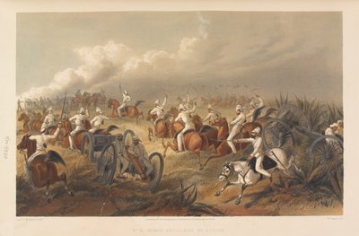  Artilharia de Cavalos em Ação , 1857 cerca de de George Francklin Atkinson