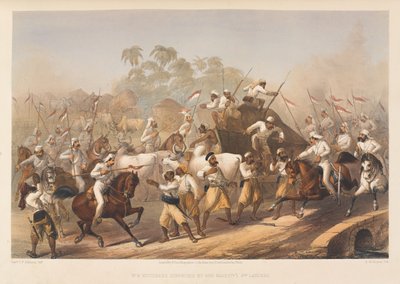  Amotinados surpreendidos pelo 9º Lancers de Sua Majestade , 1857 de George Francklin Atkinson