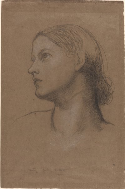 Cabeça de uma jovem de George Frederic Watts