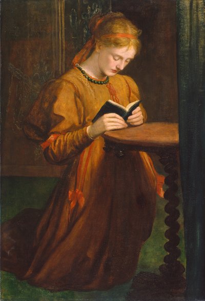 May Prinsep (Oração) 1867 (óleo sobre tela) de George Frederic Watts