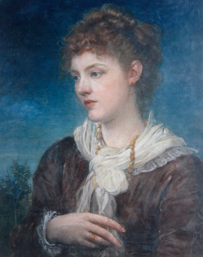 Retrato de Calliope Coronio, c.1880 (óleo sobre tela) de George Frederic Watts