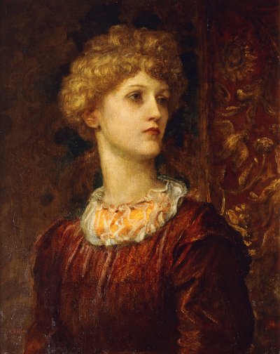 Retrato de Dorothy Dene, Comprimento do Busto, de George Frederick Watts