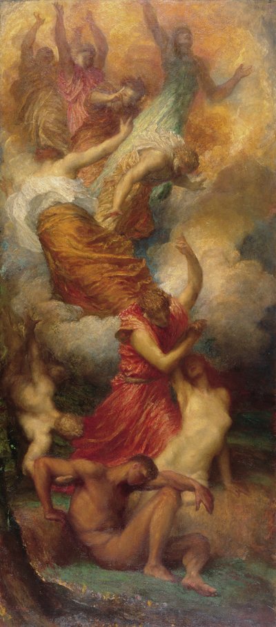 A criação de Eva, c.1865-99 de George Frederick Watts